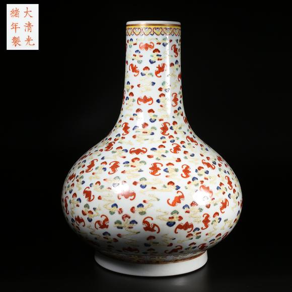 千美會(huì)|2026夏季拍賣第一次唐物セレクション粉彩洪福齊天荸薺瓶