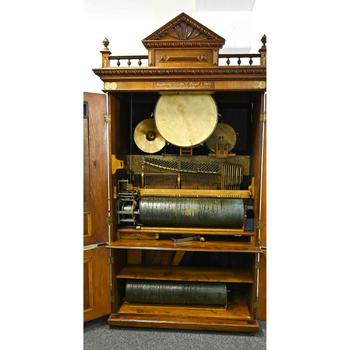 Large music cabinet with coin slot,