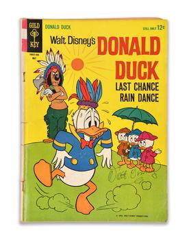 Walt Disney (1901–1966), Walt Disney’s Comics and Stories: The Phantom Ship, Signed Comic Book