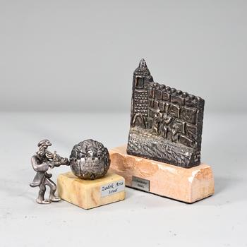 I.Yeheskel Israel Sterling Silver Wall, Zadok Arts, Sterling Man Play Violin