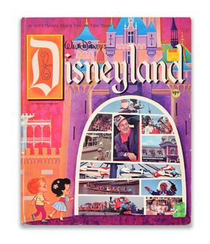 Walt Disney (1901–1966), Signed Disneyland (A Whitman Giant Tell-A-Tale Book)