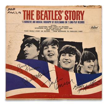 The Beatles - Signed The Beatles' Story Double LP
