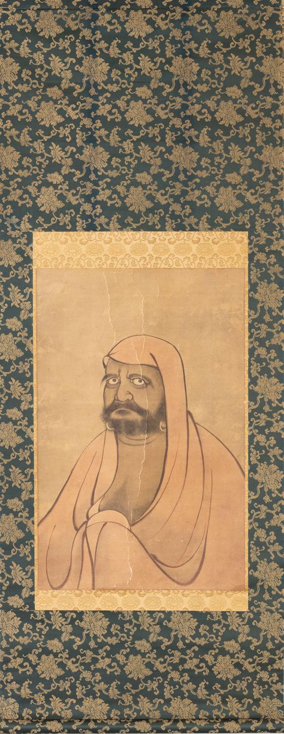 大阪美術(shù)商會(huì)|2026年大美會(huì)第三十四回夏季藝術(shù)品拍賣會(huì)江戶時(shí)代 曾我蛇足 達(dá)摩像版畫