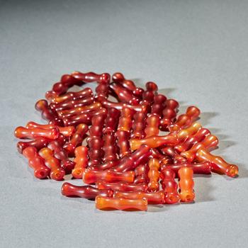 瑪瑙 竹節(jié)珠 50粒
