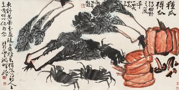 李苦禪（1899-1983）?田園風(fēng)味圖