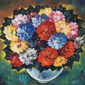 林風(fēng)眠（1900-1991）?瓶花