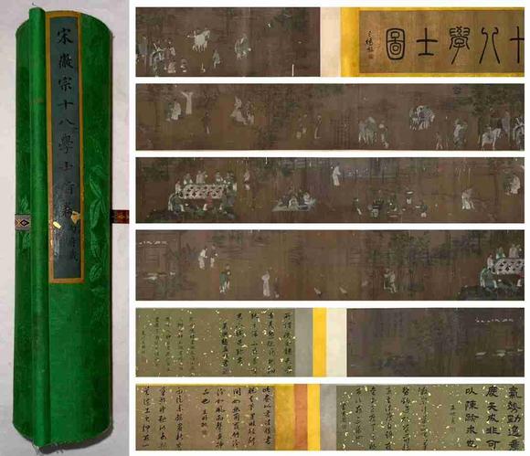 日本松町古美|薰風(fēng)入懷?蕓術(shù)品オークション宋徽宗 十八學(xué)士圖