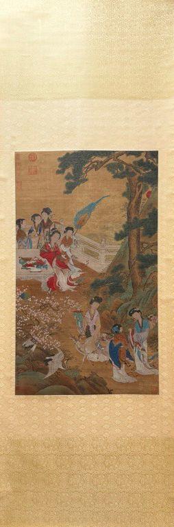 日本松町古美|薰風(fēng)入懷?蕓術(shù)品オークション王振鵬 人物故事圖