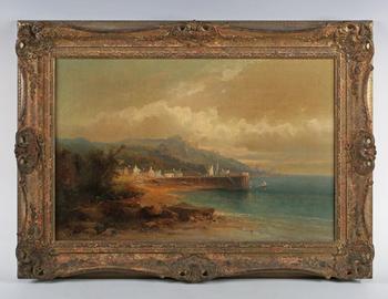 Mary Sinclair (Scottish 19th century) - Rozel Bay and Harbour, Jerse
