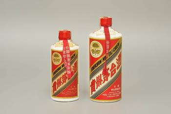 1967大葉葵花茅臺(tái)2支 1968年出口日本 東急百貨店輸入專賣
