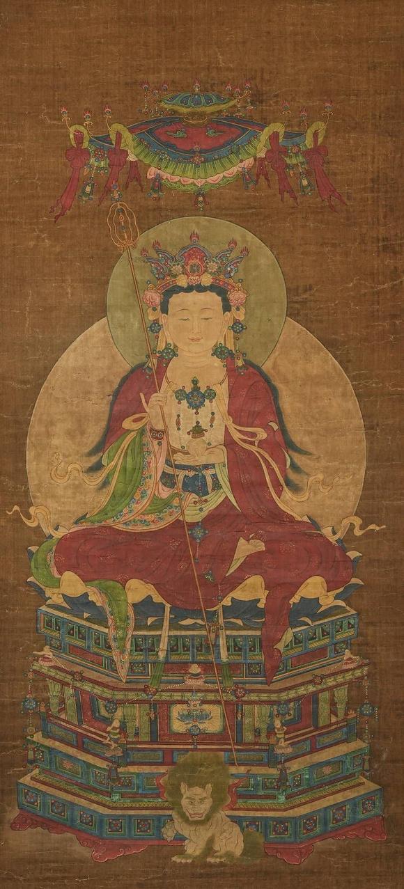 京都祇園會(huì)拍賣|京都祇園會(huì)2026年6月年中拍賣會(huì)寶寧寺地藏王 水陸畫(huà) 絹本掛軸