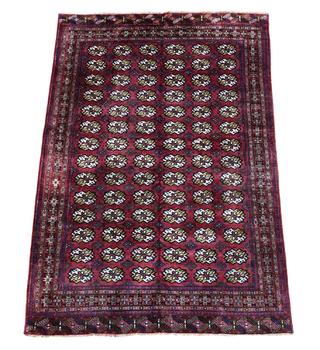 A SILK TEKKE RUG