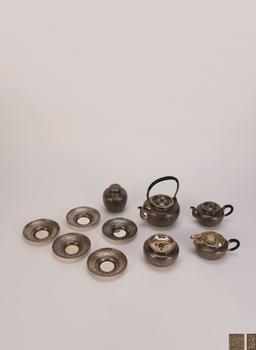 20世紀(jì)20年代 宮本瑾制茶道具一套十件