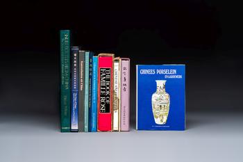 A group of 11 reference books on Chinese ceramics and snuff bottles, 1970-2009