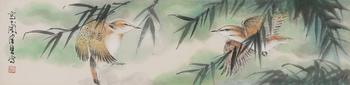 竹蔭雙雀