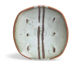 Mike Dodd (b.1943)?

Charger with wax resist decoration, l