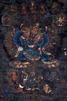19世紀(jì) 大威德金剛黑卡