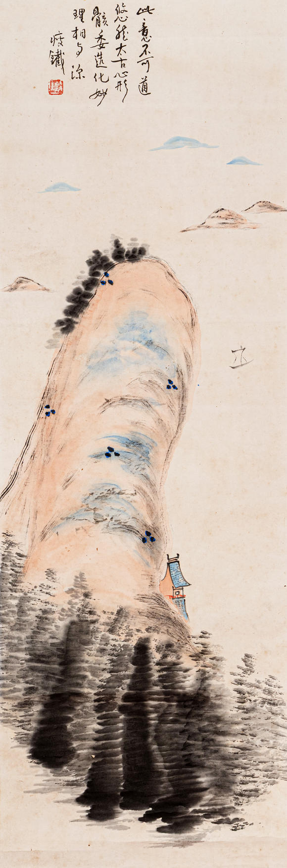 春和美術(shù)錢廋鐵山水