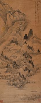 王翬  青山隱居圖