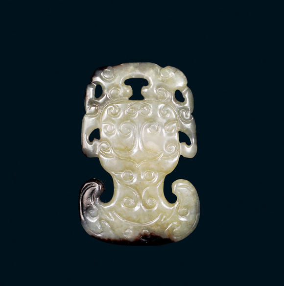 南京十竹齋|南京十竹齋2026揚(yáng)州文物藝術(shù)品拍賣會(huì)墨玉巧雕斧形佩