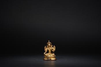 清中期 銅度母