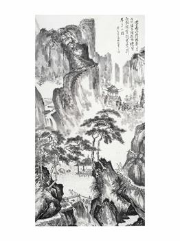 佚名 溪山松亭圖