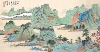 謝稚柳    山水