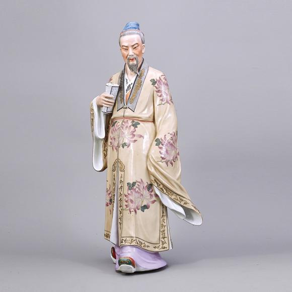 香港華輝|香港華輝 2026夏季精品拍賣會(huì)60年代 釉上彩屈原