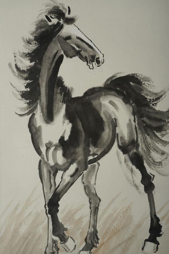日本画马的画家图片