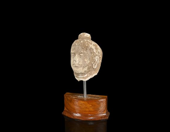 公元23世纪泥塑犍陀罗佛头