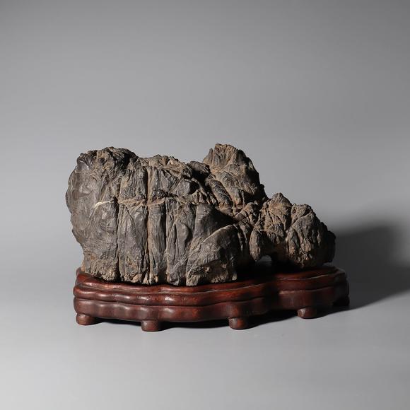 清阴石山子摆件