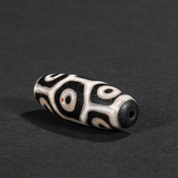 唐物九眼至尊至纯天珠