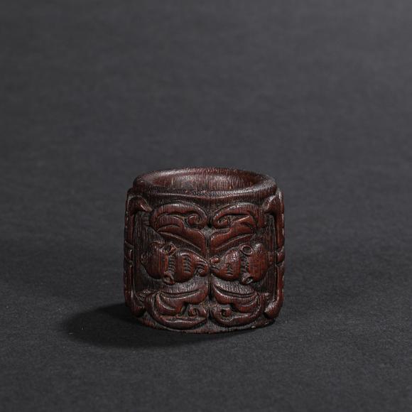 清时期乾隆奇楠沉香扳指