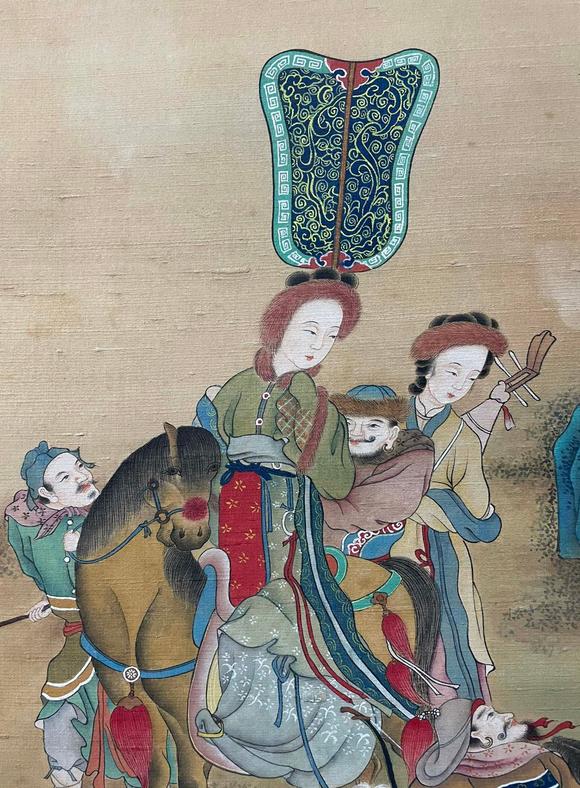 仇英文姬归汉图