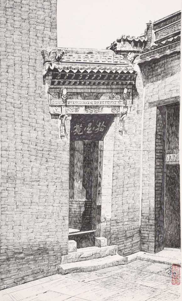 钢笔画高清大图_易拍全球日本松町古美2022年第二场网络拍卖会拍品