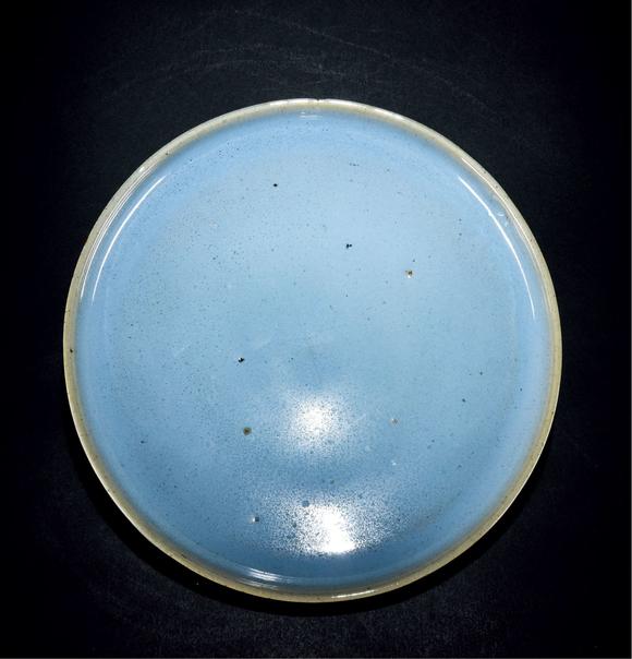 明代钧窑天青釉洗