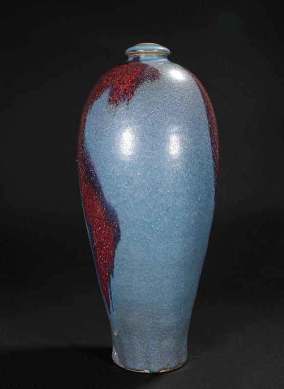 宋时代钧窑梅瓶