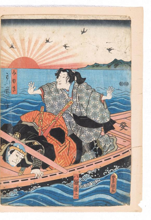 歌川丰国浮世绘版画