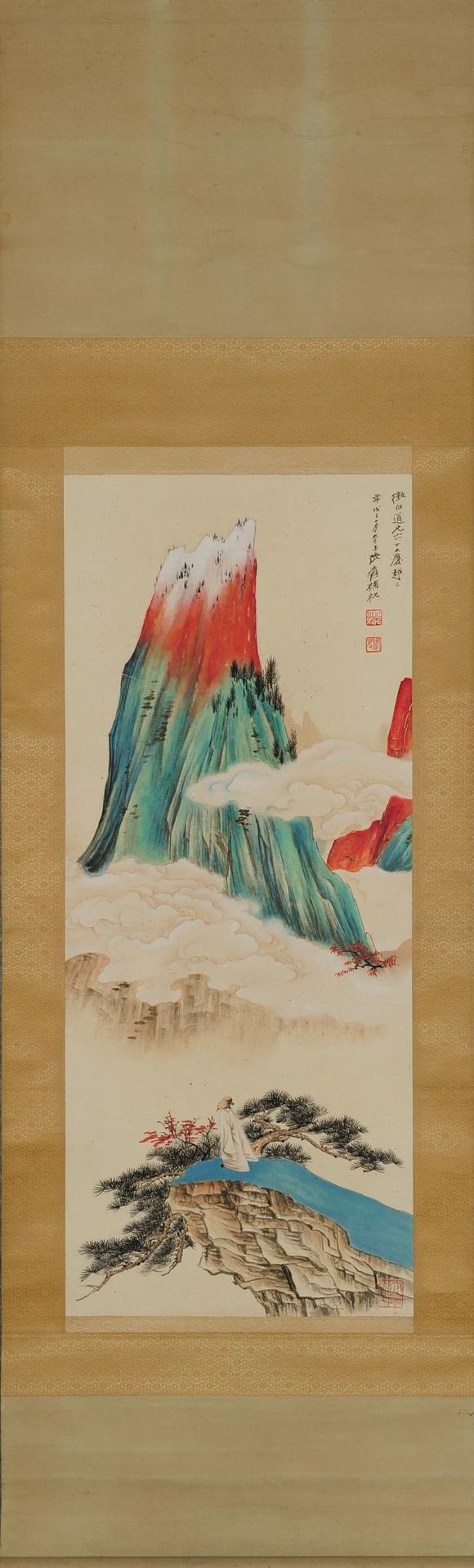 香港艺典国际张大千 山水