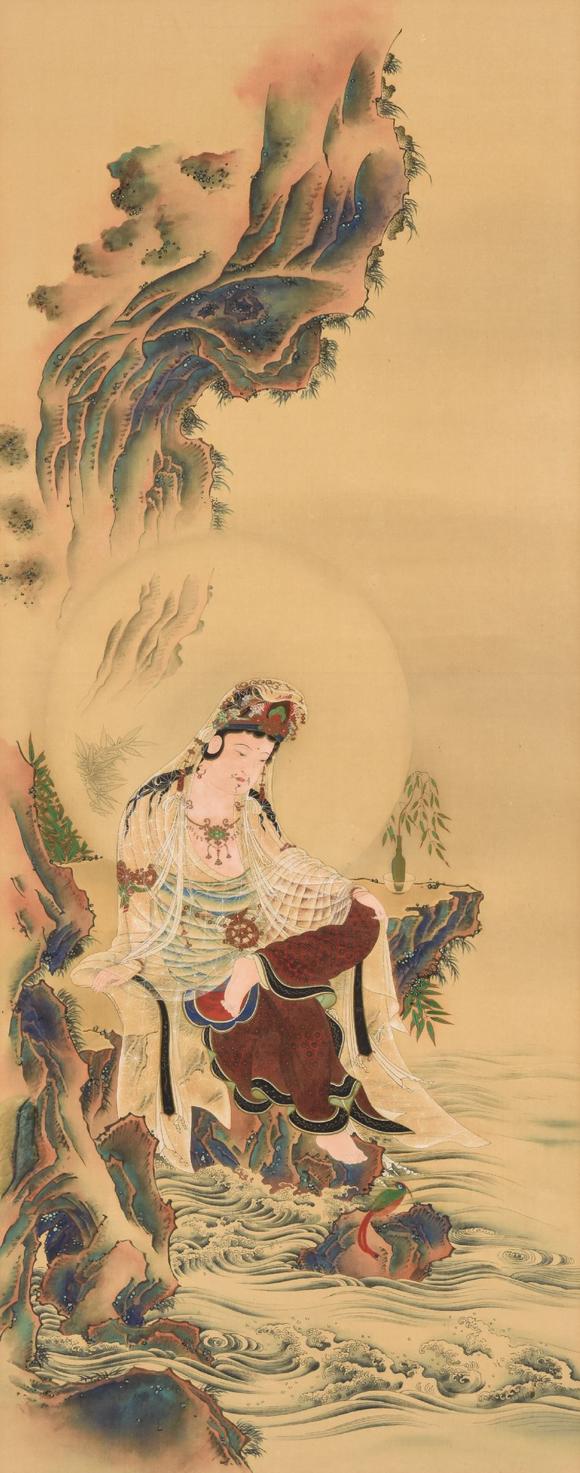 佚名白衣观音像