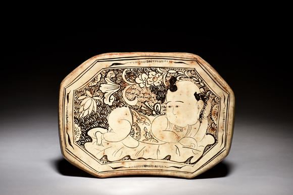 宋磁州窑娃娃枕cizhouwarechildpillow