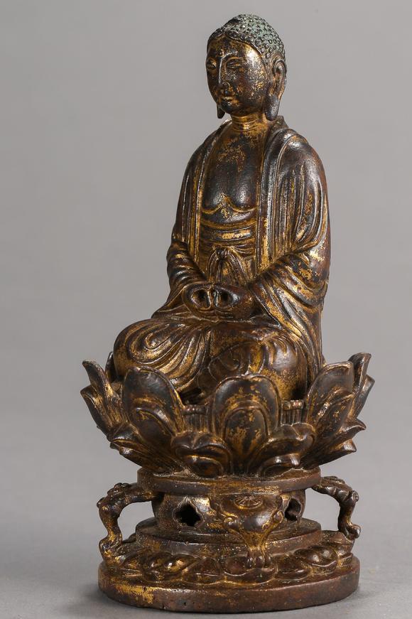 中国辽代铜鎏金佛像liaodynastychinesebronzegiltbuddhastatues
