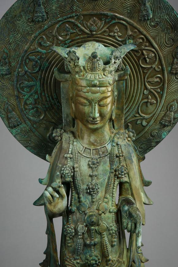 中国古代青铜佛像ancientchinesebronzebuddhastatue