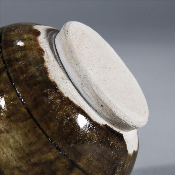 tangdynastyyellowgreenglazedanimalheadwaterpan