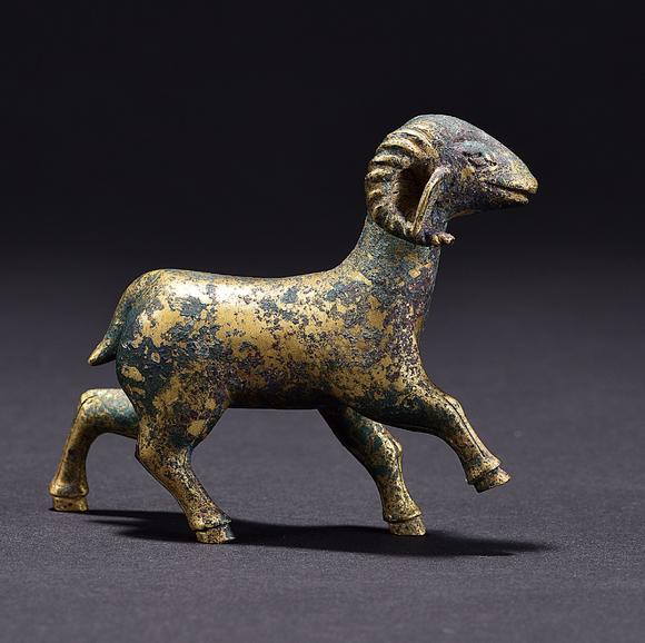 吉羊估价_铜鎏金吉羊高清大图_易拍全球上氏拍卖古董瓷杂专场拍品介绍