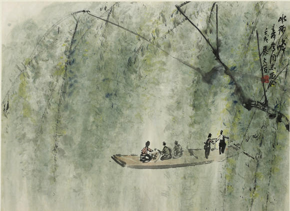 华艺国际张文俊 撑船