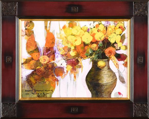 (株)横浜国際オークションhan byung kook 调和 油画