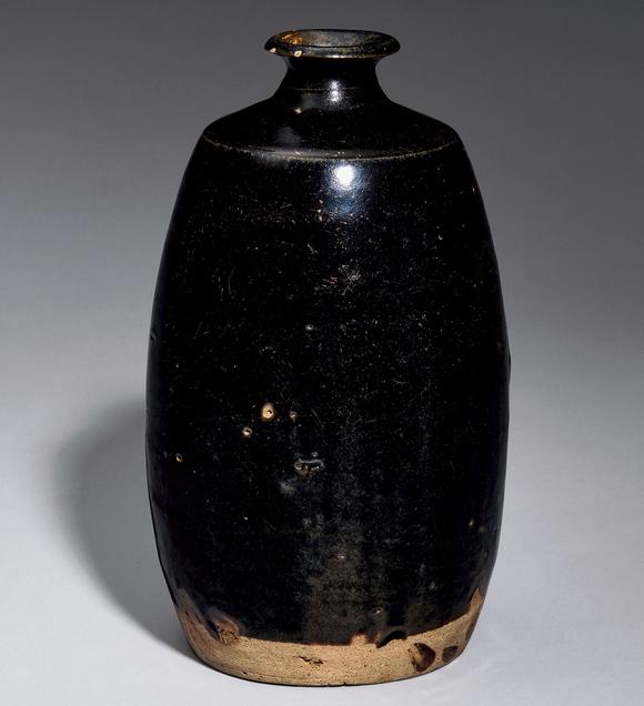 元黑釉梅瓶