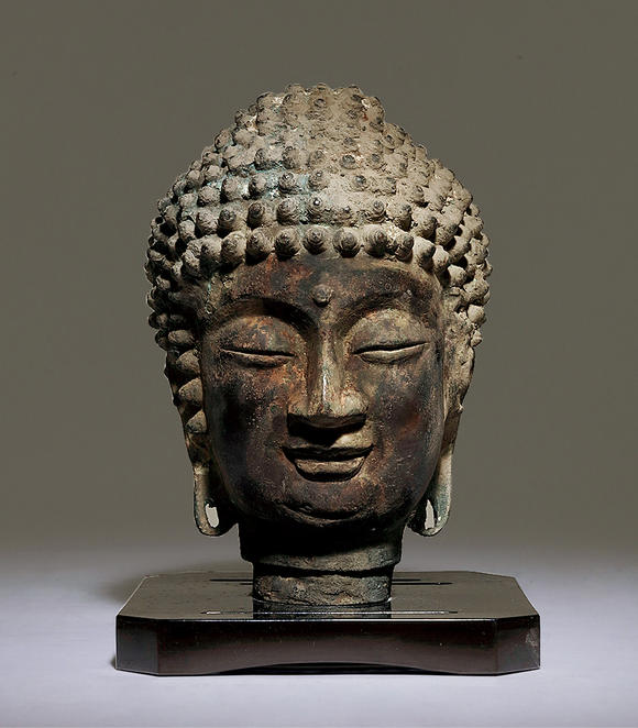 铜释迦牟尼佛头