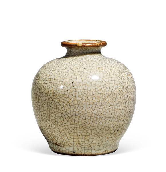 明68哥釉石榴尊68